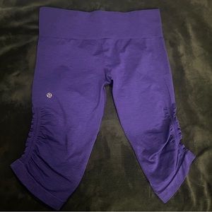 Lululemon In the Flow Crop Capri Leggings - Purple Size 12